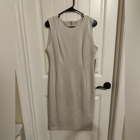 🆕 Calvin Klein Faux Suede Dress - Picture 2 of 4